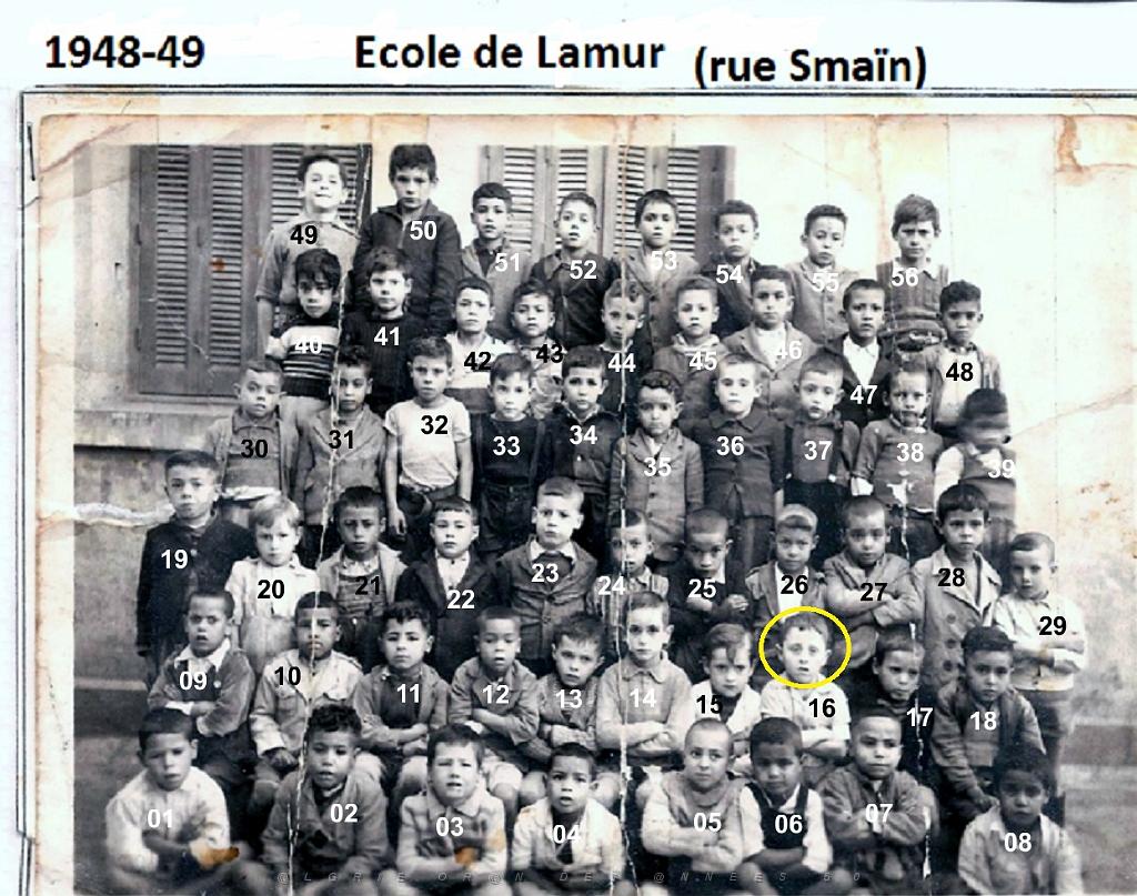 1948 ECOLE DE LAMUR GARCONS.jpg - Oran